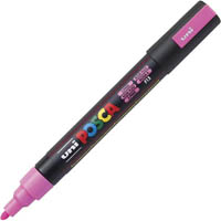 posca pc-5m paint marker bullet medium 2.5mm florescent pink