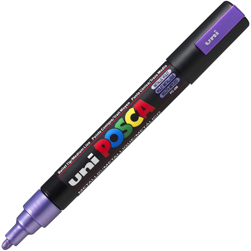 Image for POSCA PC-5M PAINT MARKER BULLET MEDIUM 2.5MM METALLIC VIOLET from Memo Office and Art
