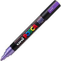 posca pc-5m paint marker bullet medium 2.5mm metallic violet