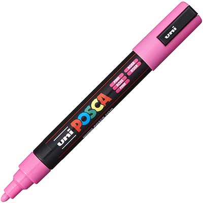 Image for POSCA PC-5M PAINT MARKER BULLET MEDIUM 2.5MM PINK from Office Express