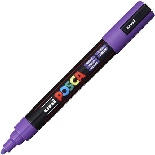 Image for POSCA PC-5M PAINT MARKER BULLET MEDIUM 2.5MM VIOLET from Memo Office and Art