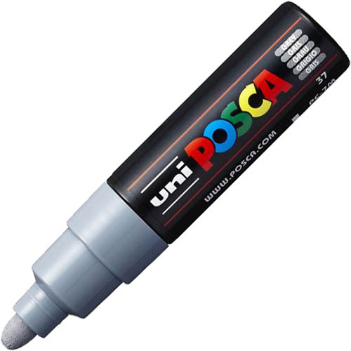 Image for POSCA PC-7M PAINT MARKER BULLET BOLD 5.5MM GREY from Mitronics Corporation