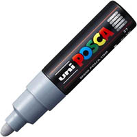 posca pc-7m paint marker bullet bold 5.5mm grey