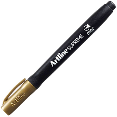 Image for ARTLINE SUPREME METALLIC MARKER BULLET 1.0MM GOLD from That Office Place PICTON