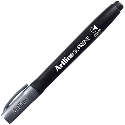Image for ARTLINE SUPREME METALLIC MARKER BULLET 1.0MM SILVER from That Office Place PICTON