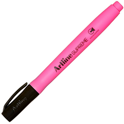 Image for ARTLINE SUPREME ANTIMICROBIAL HIGHLIGHTER CHISEL PINK from York Stationers
