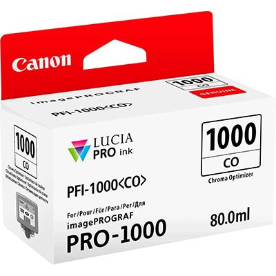 Image for CANON PFI1000CO INK CARTRIDGE CHROMA OPTIMSER from Mitronics Corporation