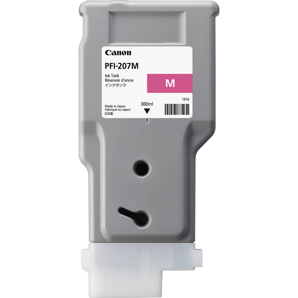 Image for CANON PFI207M INK CARTRIDGE 300ML MAGENTA from Prime Office Supplies