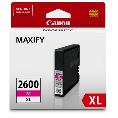 Image for CANON PGI2600XLM INK CARTRIDGE HIGH YIELD MAGENTA from Mitronics Corporation