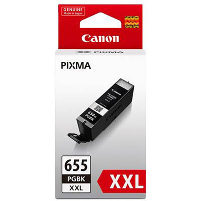 Image for CANON PGI655XXL INK CARTRIDGE EXTRA HIGH YIELD BLACK from York Stationers