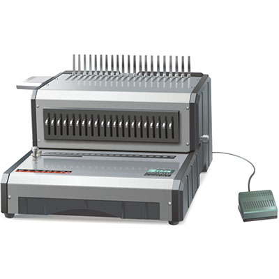 Image for QUPA D160 ELECTRIC BINDING MACHINE PLASTIC COMB GREY from BusinessWorld Computer & Stationery Warehouse