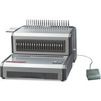 qupa d160 electric binding machine plastic comb grey