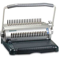 qupa s100 manual binding machine plastic comb grey