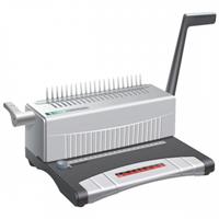 qupa s60 manual binding machine plastic comb grey