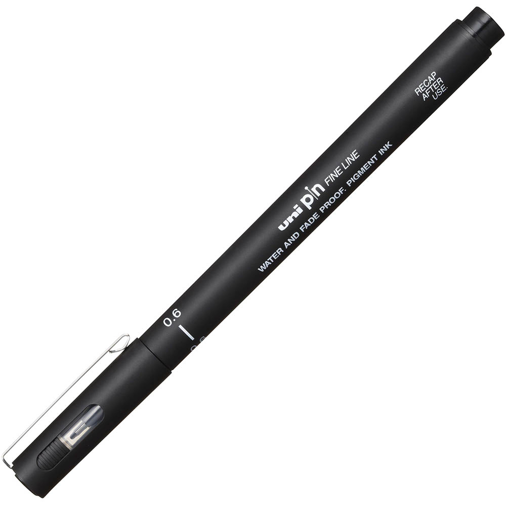 Image for UNI-BALL 200 PIN FINELINER PEN 0.6MM BLACK from BusinessWorld Computer & Stationery Warehouse