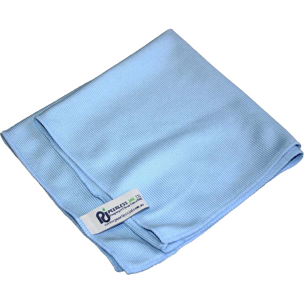 Image for PEERLESS JAL MICROFIBRE CLOTH GLASS LIGHT BLUE from Mitronics Corporation