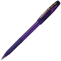 pentel bk401 superb g ballpoint pen 1.0mm violet box 12