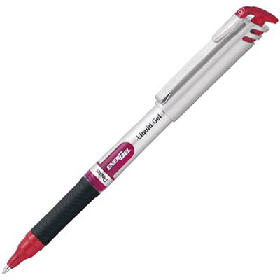 Image for PENTEL BL17 ENERGEL GEL INK PEN 0.7MM RED from Challenge Office Supplies