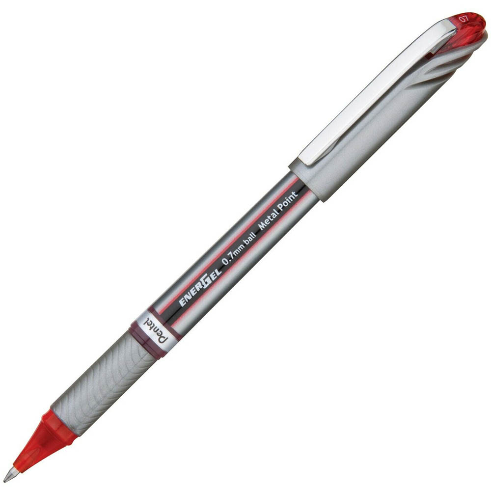 Image for PENTEL BL27 ENERGEL GEL INK PEN 0.7MM RED from Mitronics Corporation