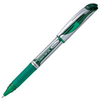 pentel bl57 energel gel ink pen 0.7mm green box 12