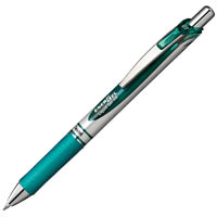pentel bl77 energel retractable gel ink pen 0.7mm turquoise box 12