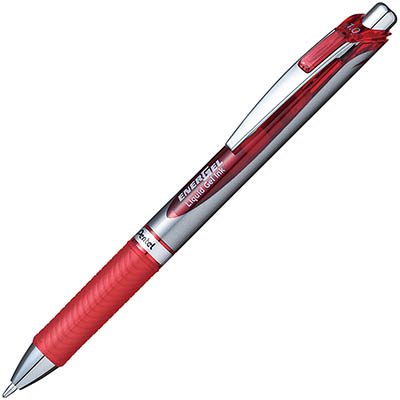 Image for PENTEL BL80 ENERGEL RETRACTABLE GEL INK PEN 1.0MM RED from Australian Stationery Supplies