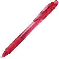 pentel bln104 energel retractable gel ink pen 0.4mm red box 12