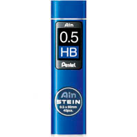 pentel c275 ain stein mechanical pencil lead refill 0.5mm hb dark blue tube 40
