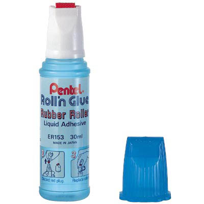 Image for PENTEL ROLL-N-GLUE 30ML SKY BLUE from Memo Office and Art