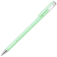 pentel k108 hybrid milky gel ink pen 0.8mm pastel green box 12