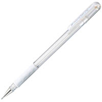 pentel k118 hybrid gel grip gel ink pen 0.8mm white box 12