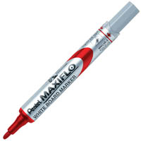 pentel mwl5s maxiflo fine point whiteboard marker bullet 1.6mm red