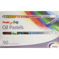 pentel phn arts oil pastels assorted pack 50