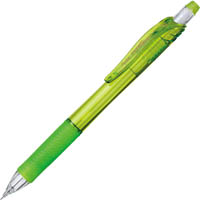 pentel pl107 energise-x mechanical pencil 0.7mm green box 12