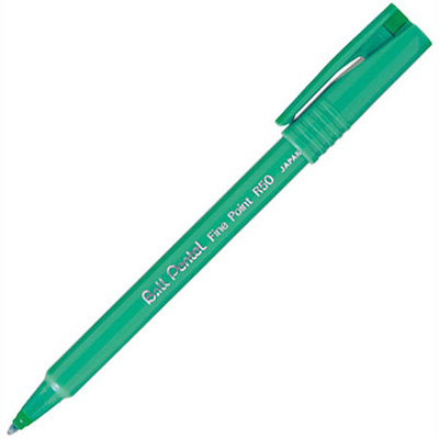 Image for PENTEL R50 ROLLERBALL PEN 0.8MM GREEN from York Stationers
