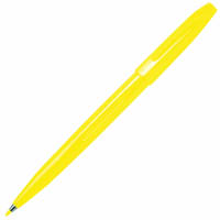 pentel s520 sign pen 0.8mm yellow box 12