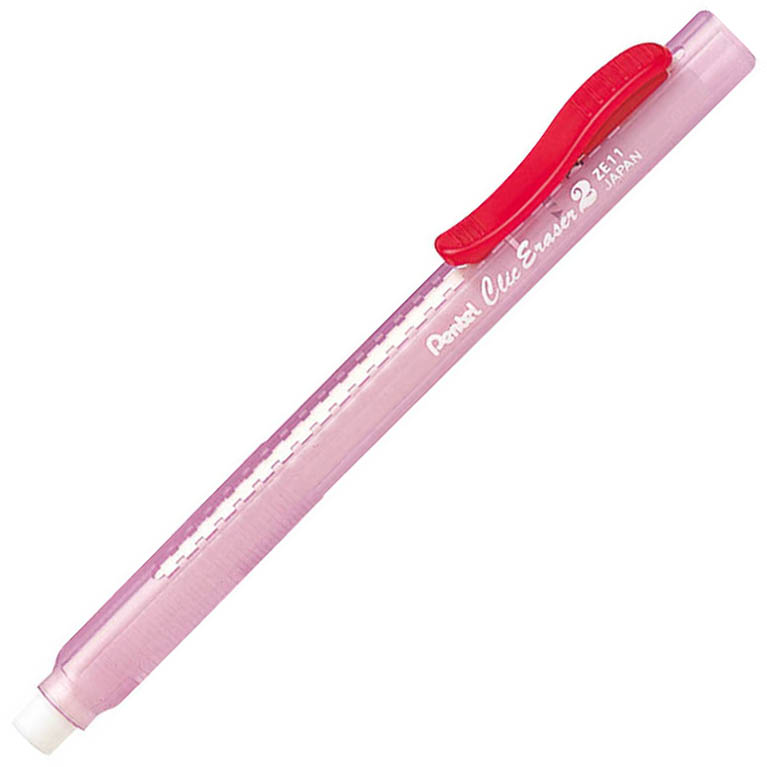 Image for PENTEL ZE11T CLIC ERASER RED from BusinessWorld Computer & Stationery Warehouse