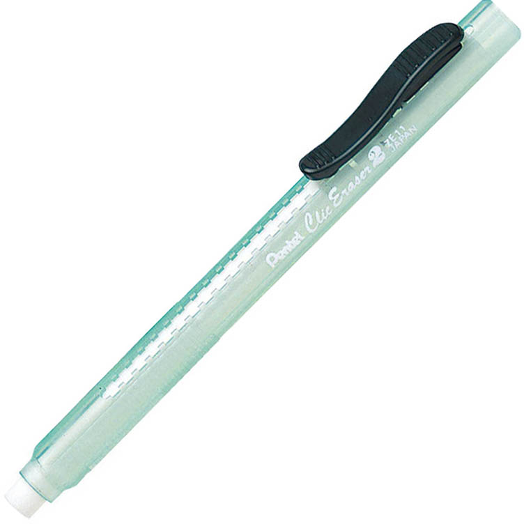 Image for PENTEL ZE11T CLIC ERASER GREEN from BusinessWorld Computer & Stationery Warehouse