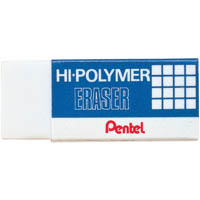 pentel zeh hi-polymer eraser large white