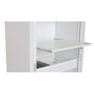 Image for STEELCO AISLESAVER/SHELVING PULL OUT DRAWER 900MM WHITE SATIN from Office Heaven