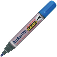 artline 170 dry safe permanent marker bullet blue