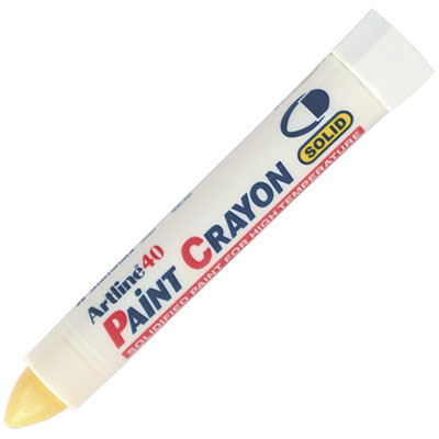 Image for ARTLINE 40 PERMANENT PAINT CRAYON YELLOW from That Office Place PICTON