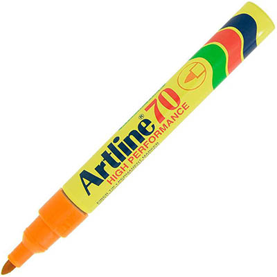 Image for ARTLINE 70 PERMANENT MARKER BULLET 1.5MM ORANGE from Office Fix - WE WILL BEAT ANY ADVERTISED PRICE BY 10%