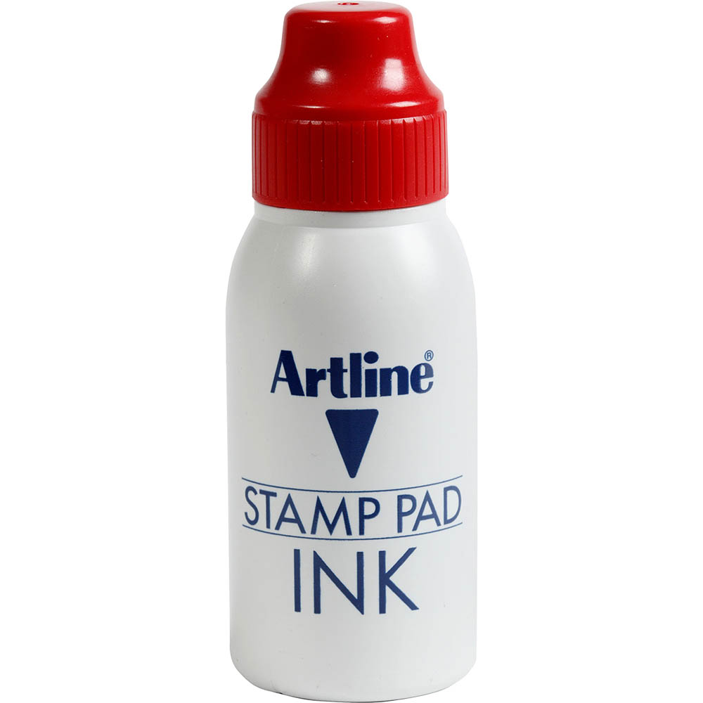 Image for ARTLINE ESA-2N STAMP PAD INK REFILL 50CC RED from Clipboard Stationers & Art Supplies