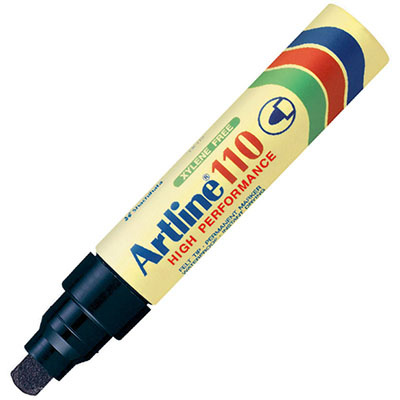 Image for ARTLINE 110 PERMANENT MARKER BULLET 4MM BLACK from That Office Place PICTON