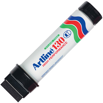 Image for ARTLINE 130 PERMANENT MARKER CHISEL 30MM BLACK from That Office Place PICTON