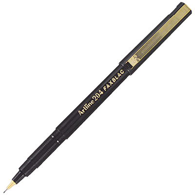 Image for ARTLINE 204 FAXBLAC FINELINER PEN 0.4MM BLACK from That Office Place PICTON