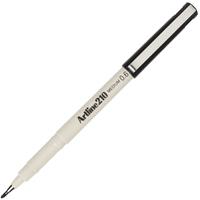 artline 210 fineliner pen 0.6mm black