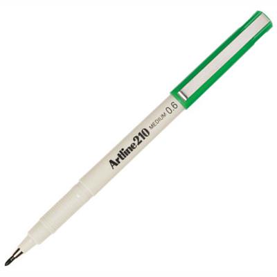 Image for ARTLINE 210 FINELINER PEN 0.6MM GREEN from Clipboard Stationers & Art Supplies