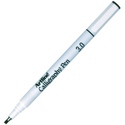 Image for ARTLINE 243 CALLIGRAPHY PEN 3.0MM BLACK from Mitronics Corporation